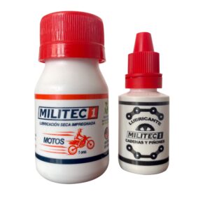 MILITEC-1 MOTOS COMBO, CADENAS Y PIÑONES tratamiento antifricción, lubricación seca impregnada