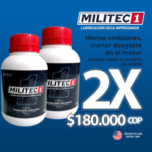 2X LUBRICANTE Militec-1 200mL tratamiento antifricción, lubricación seca impregnada