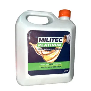 MILITEC PLATINUM Galón 3.8L Eliminación de hidroperóxidos en los motores DIÉSEL