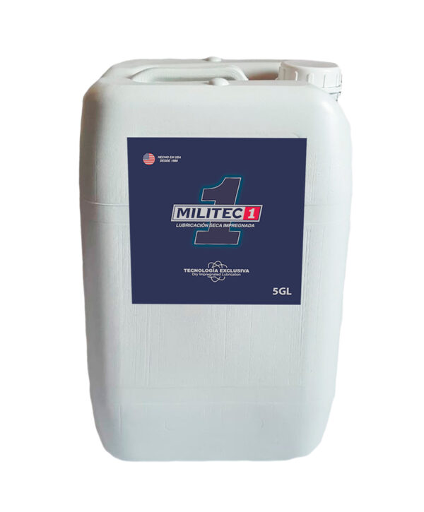 MILITEC-1 Garrafa de 5 galones, tratamiento antifricción, lubricación seca impregnada